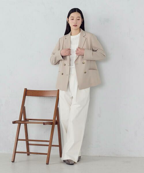 COMME CA ISM / コムサイズム テーラードジャケット | 【ＵＶカット・吸汗速乾・接触冷感】kireri ポリエステルストレッチドライツイル ダブルブレストテーラードジャケット/セットアップ対応 | 詳細16