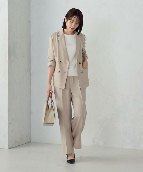 COMME CA ISM / コムサイズム テーラードジャケット | 【ＵＶカット・吸汗速乾・接触冷感】kireri ポリエステルストレッチドライツイル ダブルブレストテーラードジャケット/セットアップ対応 | 詳細17