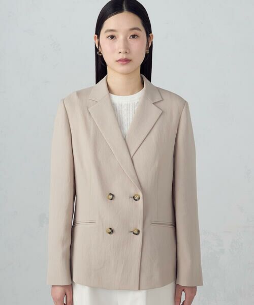 COMME CA ISM / コムサイズム テーラードジャケット | 【ＵＶカット・吸汗速乾・接触冷感】kireri ポリエステルストレッチドライツイル ダブルブレストテーラードジャケット/セットアップ対応 | 詳細22