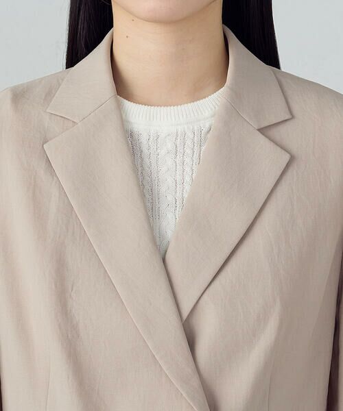 COMME CA ISM / コムサイズム テーラードジャケット | 【ＵＶカット・吸汗速乾・接触冷感】kireri ポリエステルストレッチドライツイル ダブルブレストテーラードジャケット/セットアップ対応 | 詳細25