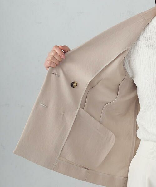 COMME CA ISM / コムサイズム テーラードジャケット | 【ＵＶカット・吸汗速乾・接触冷感】kireri ポリエステルストレッチドライツイル ダブルブレストテーラードジャケット/セットアップ対応 | 詳細30