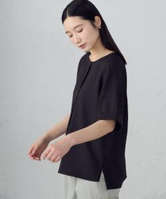 COMME CA ISM / コムサイズム シャツ・ブラウス | 【ＵＶカット・吸汗速乾・接触冷感】kireri ポリエステルストレッチドライツイル Tブラウス/セットアップ対応