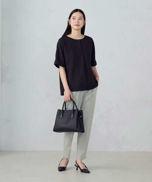 COMME CA ISM / コムサイズム シャツ・ブラウス | 【ＵＶカット・吸汗速乾・接触冷感】kireri ポリエステルストレッチドライツイル Tブラウス/セットアップ対応 | 詳細3