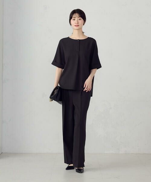 COMME CA ISM / コムサイズム シャツ・ブラウス | 【ＵＶカット・吸汗速乾・接触冷感】kireri ポリエステルストレッチドライツイル Tブラウス/セットアップ対応 | 詳細5