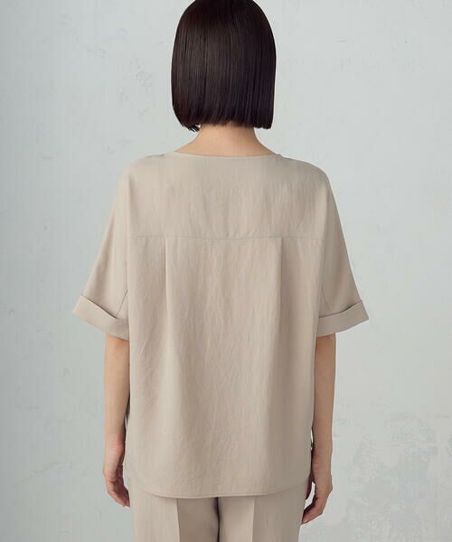 COMME CA ISM / コムサイズム シャツ・ブラウス | 【ＵＶカット・吸汗速乾・接触冷感】kireri ポリエステルストレッチドライツイル Tブラウス/セットアップ対応 | 詳細14