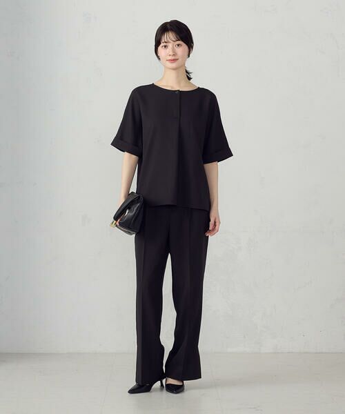 COMME CA ISM / コムサイズム その他パンツ | 【ＵＶカット・吸汗速乾・接触冷感】ki re ri ポリエステルストレッチドライツイル ストレートパンツ/セットアップ対応 | 詳細2