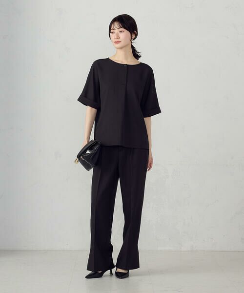 COMME CA ISM / コムサイズム その他パンツ | 【ＵＶカット・吸汗速乾・接触冷感】ki re ri ポリエステルストレッチドライツイル ストレートパンツ/セットアップ対応 | 詳細4