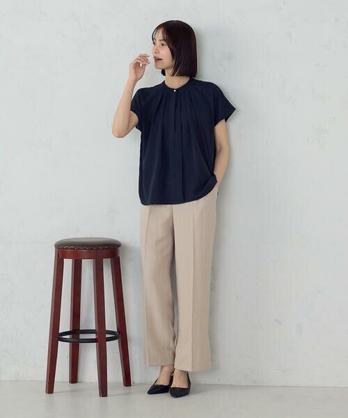 COMME CA ISM / コムサイズム その他パンツ | 【ＵＶカット・吸汗速乾・接触冷感】ki re ri ポリエステルストレッチドライツイル ストレートパンツ/セットアップ対応 | 詳細8