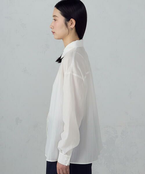 COMME CA ISM / コムサイズム シャツ・ブラウス | ポリエステルスパンブロード ベーシックシャツ | 詳細10