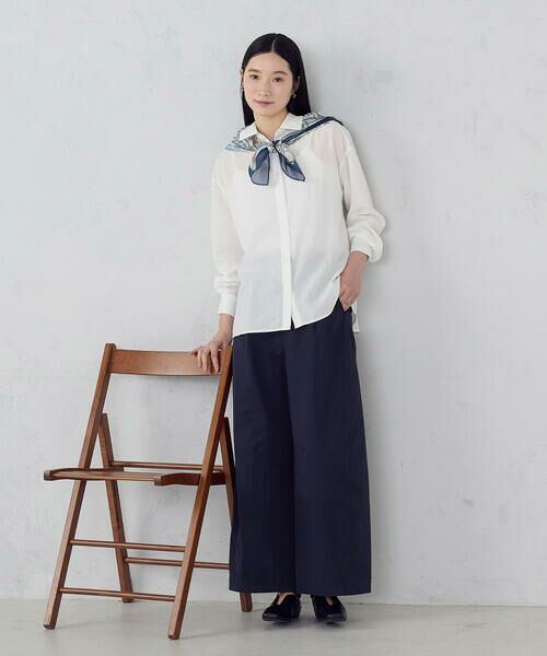 COMME CA ISM / コムサイズム シャツ・ブラウス | ポリエステルスパンブロード ベーシックシャツ | 詳細2