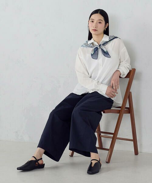 COMME CA ISM / コムサイズム シャツ・ブラウス | ポリエステルスパンブロード ベーシックシャツ | 詳細3