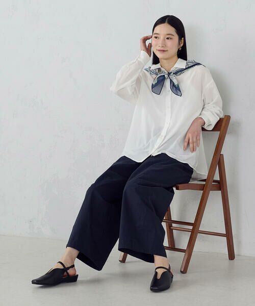 COMME CA ISM / コムサイズム シャツ・ブラウス | ポリエステルスパンブロード ベーシックシャツ | 詳細4