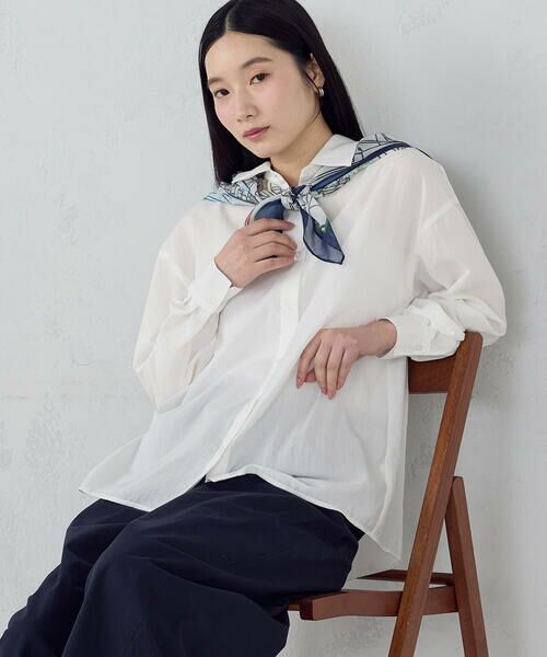 COMME CA ISM / コムサイズム シャツ・ブラウス | ポリエステルスパンブロード ベーシックシャツ | 詳細5