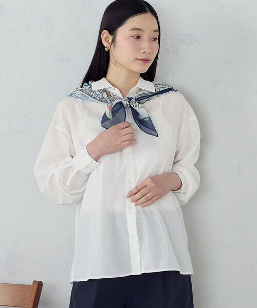 COMME CA ISM / コムサイズム シャツ・ブラウス | ポリエステルスパンブロード ベーシックシャツ | 詳細6