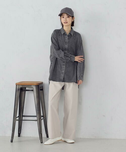 COMME CA ISM / コムサイズム シャツ・ブラウス | ビッグダンガリーシャツ | 詳細2