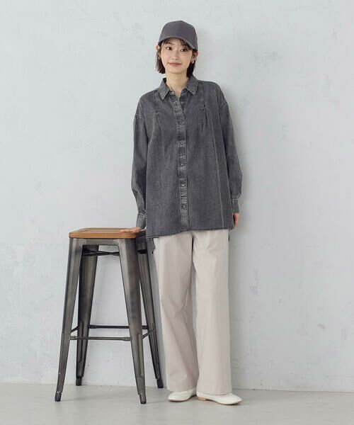 COMME CA ISM / コムサイズム シャツ・ブラウス | ビッグダンガリーシャツ | 詳細3