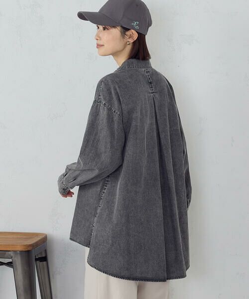 COMME CA ISM / コムサイズム シャツ・ブラウス | ビッグダンガリーシャツ | 詳細5