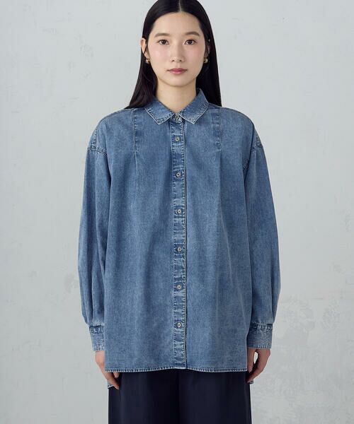 COMME CA ISM / コムサイズム シャツ・ブラウス | ビッグダンガリーシャツ | 詳細16