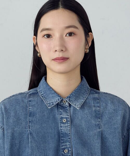 COMME CA ISM / コムサイズム シャツ・ブラウス | ビッグダンガリーシャツ | 詳細19