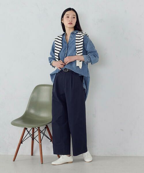 COMME CA ISM / コムサイズム シャツ・ブラウス | ビッグダンガリーシャツ | 詳細9