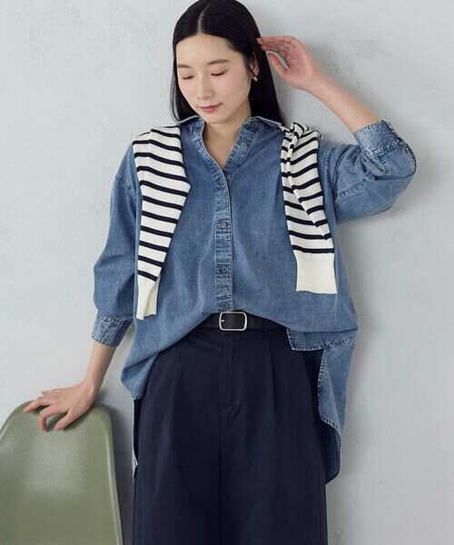 COMME CA ISM / コムサイズム シャツ・ブラウス | ビッグダンガリーシャツ | 詳細12