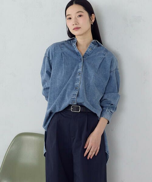 COMME CA ISM / コムサイズム シャツ・ブラウス | ビッグダンガリーシャツ | 詳細16