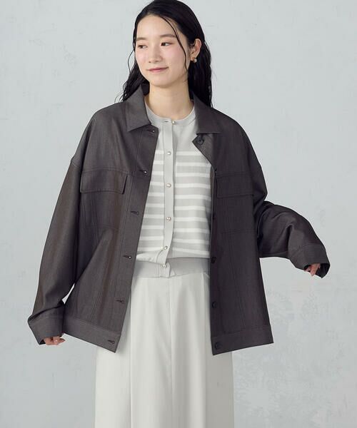 COMME CA ISM / コムサイズム ブルゾン | デニムライクＧジャン/セットアップ対応 | 詳細5