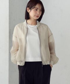 COMME CA ISM / コムサイズム ブルゾン | シアーオーバーサイズブルゾン