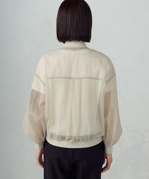 COMME CA ISM / コムサイズム ブルゾン | シアーオーバーサイズブルゾン | 詳細13