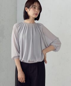 COMME CA ISM / コムサイズム シャツ・ブラウス | 【セットアイテム】ギャザーブラウス+タンクトップ