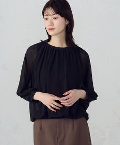 COMME CA ISM / コムサイズム シャツ・ブラウス | 【セットアイテム】ギャザーブラウス+タンクトップ