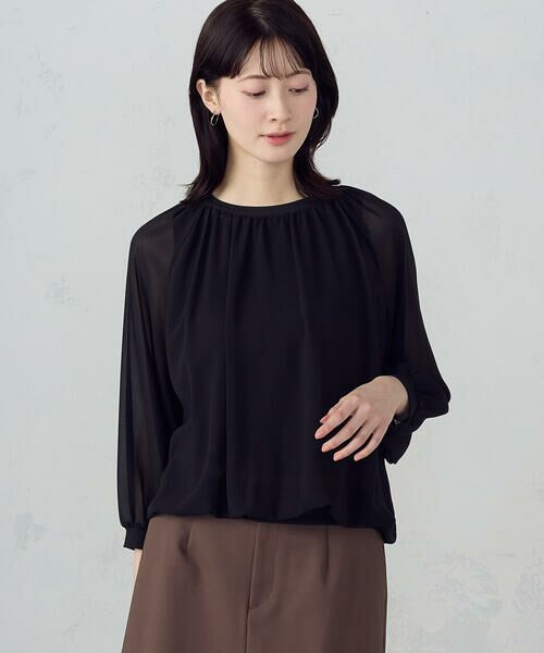 COMME CA ISM / コムサイズム シャツ・ブラウス | 【セットアイテム】ギャザーブラウス+タンクトップ | 詳細8