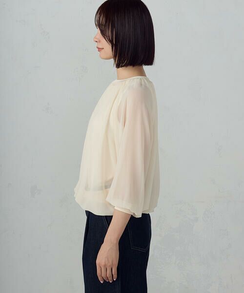 COMME CA ISM / コムサイズム シャツ・ブラウス | 【セットアイテム】ギャザーブラウス+タンクトップ | 詳細15
