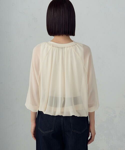 COMME CA ISM / コムサイズム シャツ・ブラウス | 【セットアイテム】ギャザーブラウス+タンクトップ | 詳細16