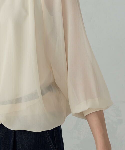 COMME CA ISM / コムサイズム シャツ・ブラウス | 【セットアイテム】ギャザーブラウス+タンクトップ | 詳細18
