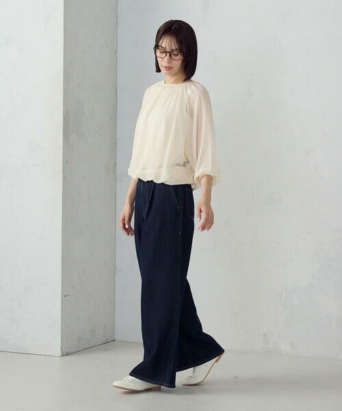 COMME CA ISM / コムサイズム シャツ・ブラウス | 【セットアイテム】ギャザーブラウス+タンクトップ | 詳細12