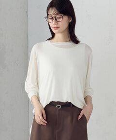 COMME CA ISM / コムサイズム シャツ・ブラウス | 【セットアイテム】オーバーTブラウス+タンクトップ