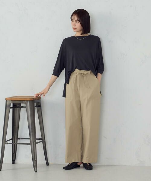 COMME CA ISM / コムサイズム シャツ・ブラウス | 【セットアイテム】オーバーTブラウス+タンクトップ | 詳細13