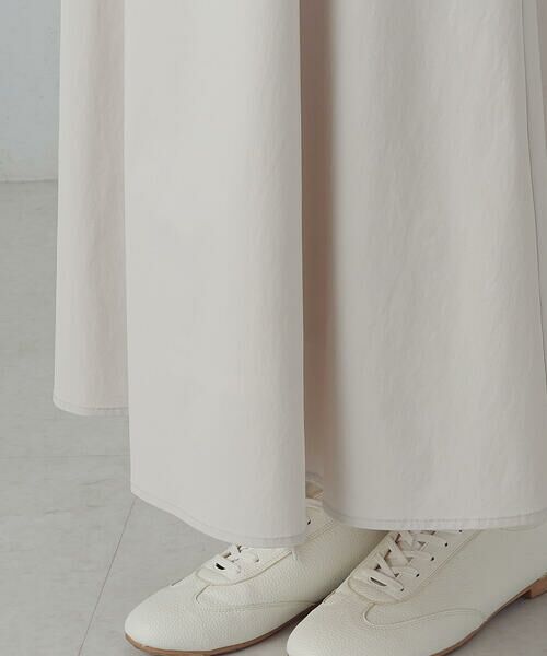 COMME CA ISM / コムサイズム ロング・マキシ丈スカート | 2WAYストレッチナイロンタフタ ギャザースカート | 詳細9