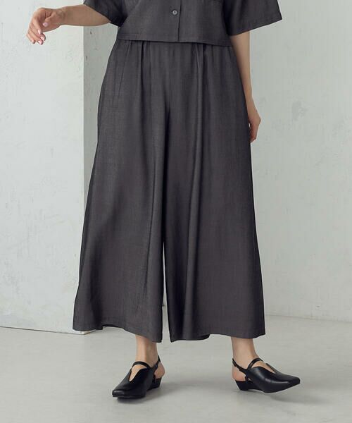 COMME CA ISM / コムサイズム その他パンツ | スカ−チョ/セットアップ対応（ブラック）