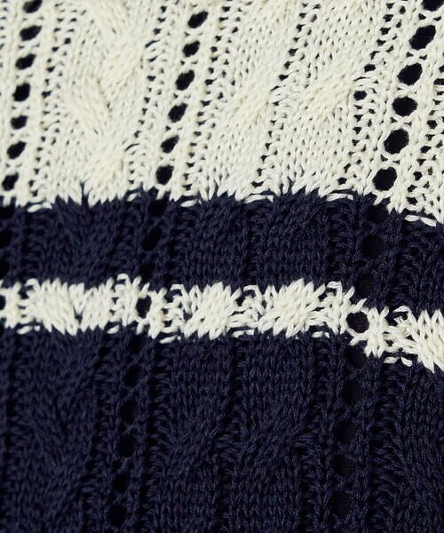 COMME CA ISM / コムサイズム カーディガン・ボレロ | 【ウォッシャブル】配色ライン 襟つきジップカーディガン | 詳細20