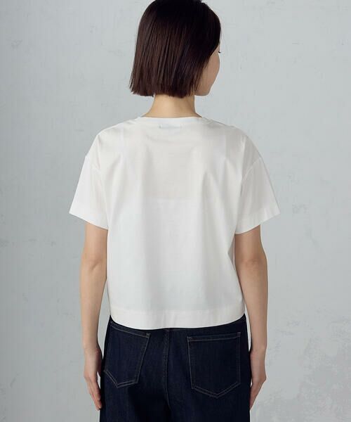 COMME CA ISM / コムサイズム カットソー | ボックスシルエット クロップド丈Ｔシャツ | 詳細14