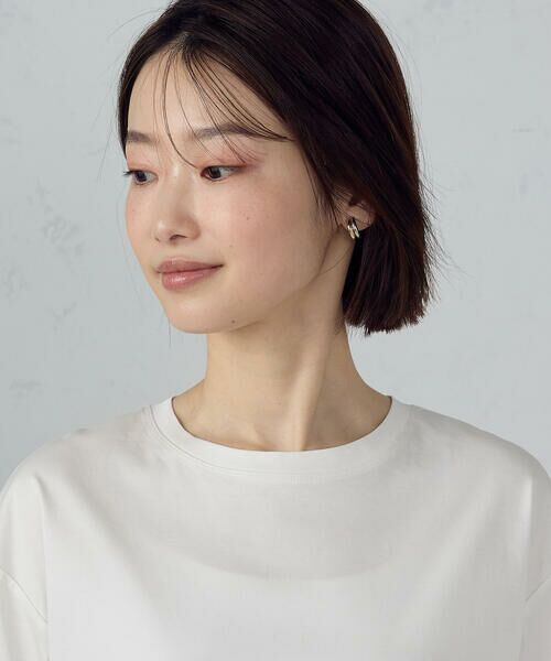 COMME CA ISM / コムサイズム カットソー | ボックスシルエット クロップド丈Ｔシャツ | 詳細15