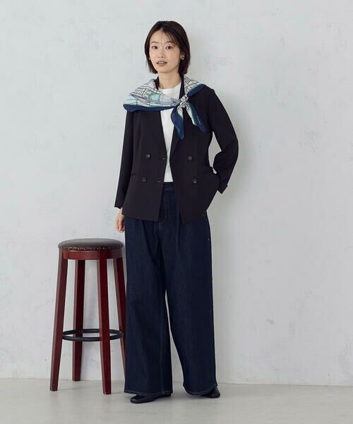 COMME CA ISM / コムサイズム カットソー | ボックスシルエット クロップド丈Ｔシャツ | 詳細4