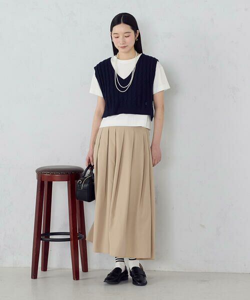 COMME CA ISM / コムサイズム カットソー | ボックスシルエット クロップド丈Ｔシャツ | 詳細6