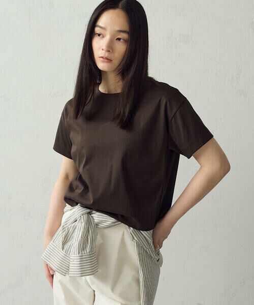 COMME CA ISM / コムサイズム カットソー | ボックスシルエット クロップド丈Ｔシャツ | 詳細29