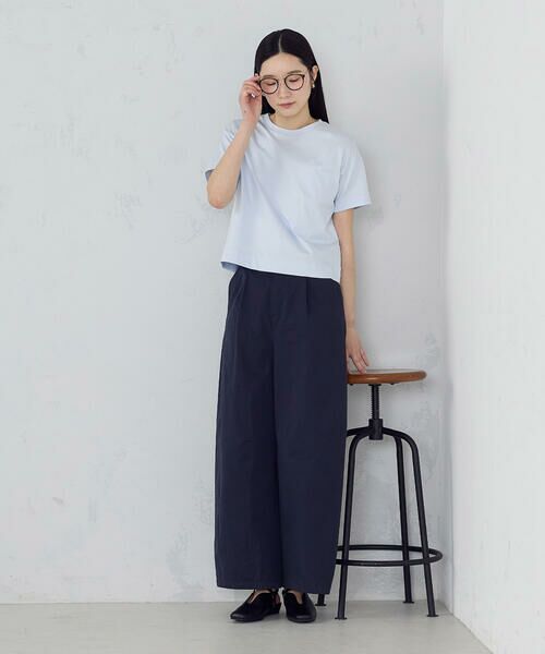 COMME CA ISM / コムサイズム カットソー | ボックスシルエット クロップド丈Ｔシャツ | 詳細26