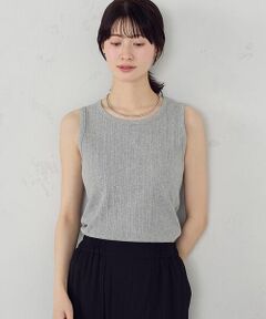 COMME CA ISM / コムサイズム タンクトップ | ランダム リブタンクトップ