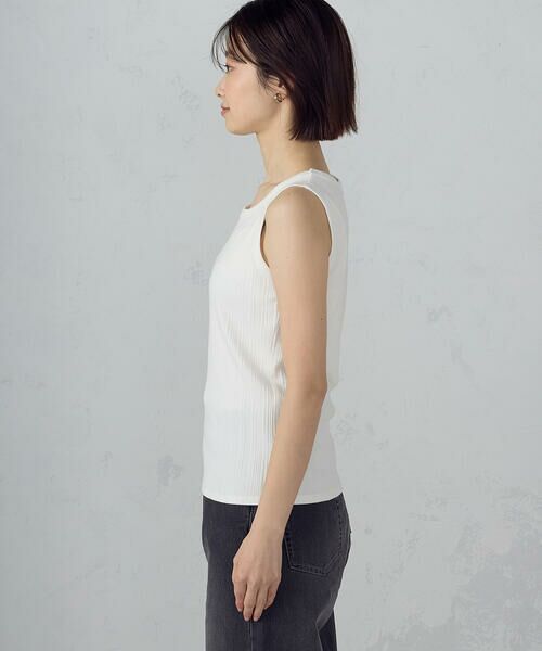 COMME CA ISM / コムサイズム タンクトップ | ランダム リブタンクトップ | 詳細5