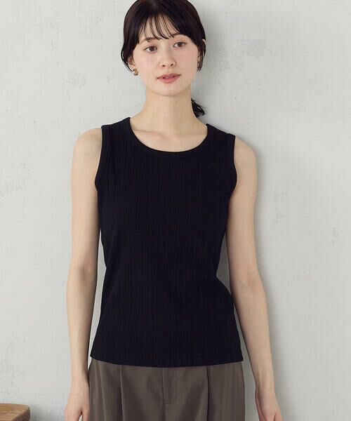 COMME CA ISM / コムサイズム タンクトップ | ランダム リブタンクトップ | 詳細15